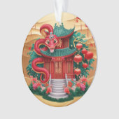 House Wood Snake Ornament (voorkant)