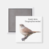 House Wren Magneet (Voorkant / Achterkant)