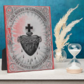 House zegening plaque fotoplaat (Zijkant)