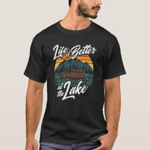 Houseboat Better Leven op het Lake T Shirt