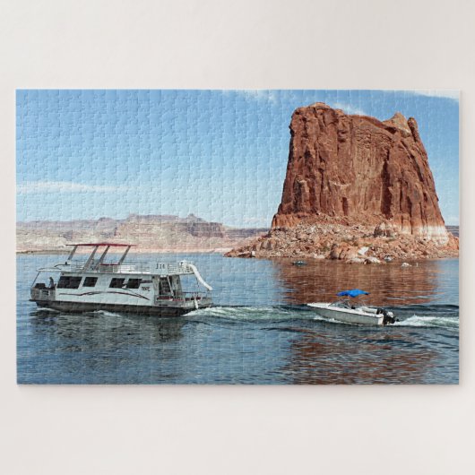 Houseboot, Lake Powell, Arizona Legpuzzel (Horizontaal)