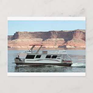 Houseboot, Lake Powell, Arizona, Verenigde Staten  Briefkaart