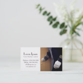 Housekeeper Doorman Hotel Business Card Template Visitekaartje (Staand voorkant)