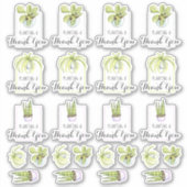 Houseplant dank u woordspeling sticker (Voorkant)