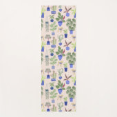 Houseplant Patroon Yogamat (Voorkant)