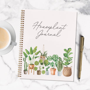 Houseplant Waterverf Tuinieren Quote Journal Notitieboek
