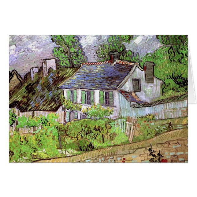 Houses à Auvers, Vincent van Gogh. (Devant horizontal)