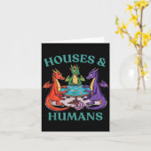 Houses And Humans Dragon Tabletop Rpg Fantasy Paro Kaart (Gele Bloem)