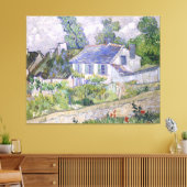 Houses in Auvers Vincent van Gogh Canvas Afdruk (Insitu (Woonkamer))