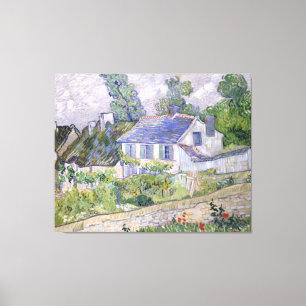 Houses in Auvers Vincent van Gogh Canvas Afdruk