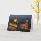 Houses of Parliament, Big Ben, Westminster Kaart (Gele Bloem)