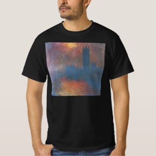 Houses of Parliament, Londen door Claude Monet T-shirt