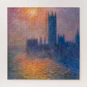 Houses of Parliament, Zonsondergang Claude Monet Legpuzzel