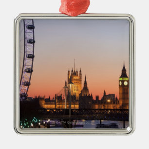 Houses of the London Eye Metalen Ornament