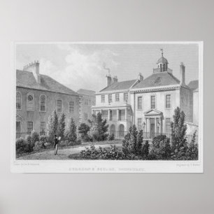 Houses op Surgeons' Square in Edinburgh Poster