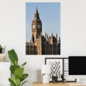 Houses Parlement en Big Ben Uk Poster (Thuiskantoor)