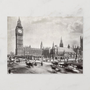 Houses van het Parlement & Westminster Hall London Briefkaart