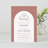 Housewarming bewerkbare feestuitnodiging kaart (Staand voorkant)