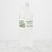 Housewarming Farmhouse Thirlmere Lake District UK Waterfles Etiket (Voorkant)