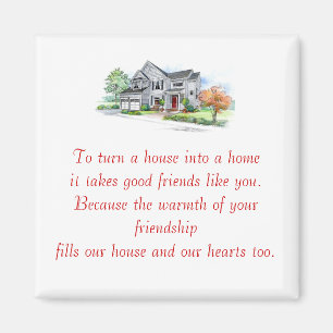 Housewarming Favor Gift Magnet 1 Magneet