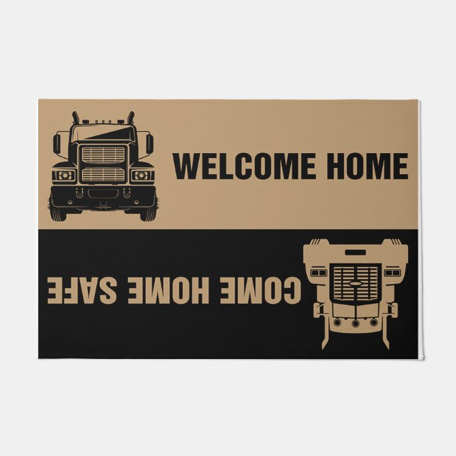 Housewarming Gift - Vinatge Welcome Vans Mat (Voorkant)