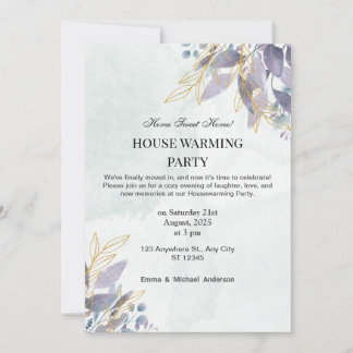 Housewarming Invitation Kaart