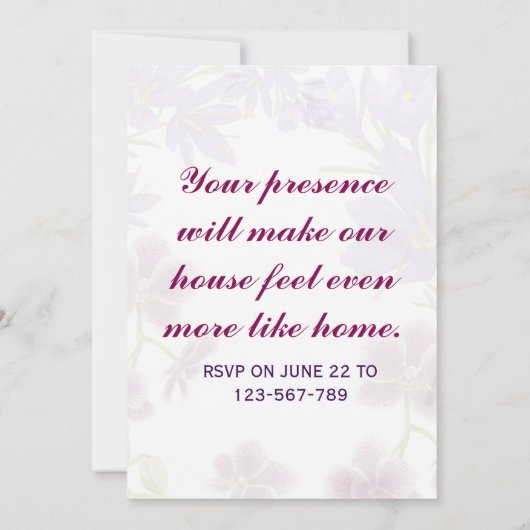Housewarming Invitations  (Dos)