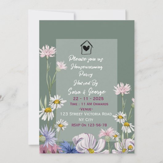 Housewarming Party Invitations (Devant)