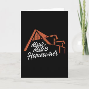 Housewarming party Mr & Mrs Homeowner Kaart