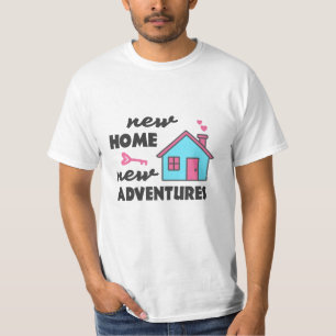 Housewarming Party Nieuw Thuis Nieuwe Avonturen T-shirt