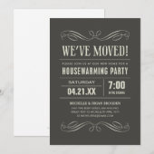 Housewarming Party nodigt uit Kaart (Voorkant / Achterkant)