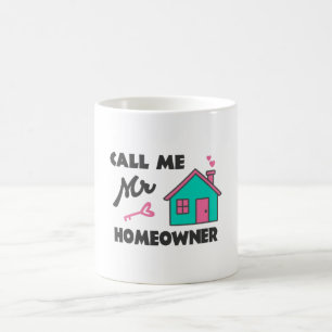 Housewarming party Noem me Mr Homeowner Koffiemok