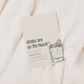 Housewarming Party Uitnodiging met Cocktail