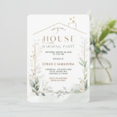 Housewarming Party Uitnodiging Sjabloon (Staand voorkant)