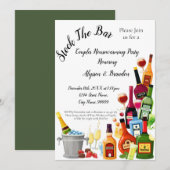 Housewarming Party voor Bar-paren Kaart (Voorkant / Achterkant)