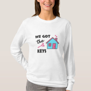 Housewarming party We hebben Keys T-shirt