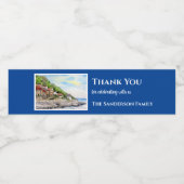 Housewarming Summer in Runswick Bay Coast Waterfles Etiket