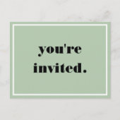 Housewarming Uitnodigen Briefkaart (Voorkant)