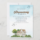 housewarming-uitnodiging kaart (Voorkant)