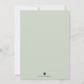 Housewarming Uitnodigingen Waterverf Cactus (Achterkant)