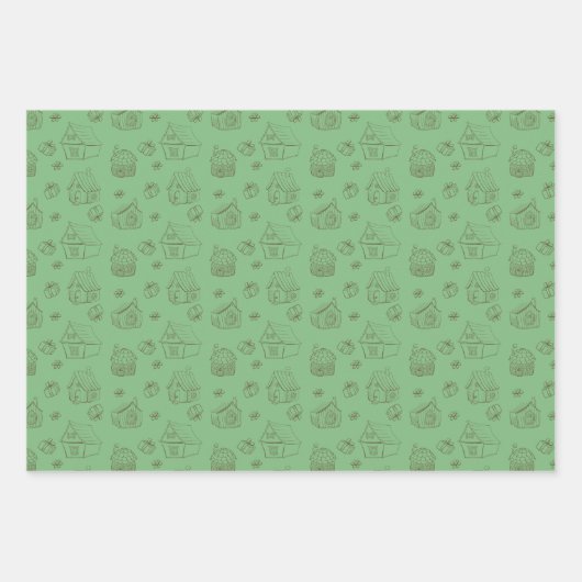 Housewarming Whimsical Inpakpapier Vel (Voorkant)