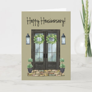 Housiversary Voordeur Huis Jubileum Kaart