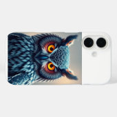 Housse de Coque iphone d'impression de hibou styli (Verso (horizontal))