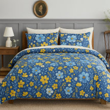 Classé Shabby Chic Floral Art Motif Duvet