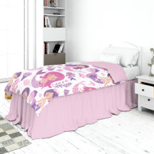 Mermaids Pastel Rose violet Lit Fille
