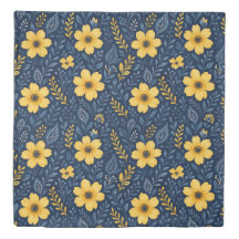 Motif d'art floral méditerranéen élégant