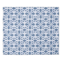 Motif de poisson bleu doux