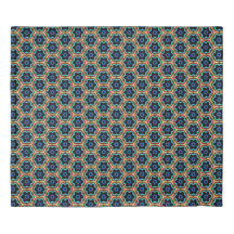 Un motif floral simple de bleu et de jaune