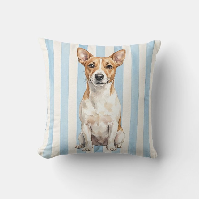 Housse de Coussin à Jeter Watercolor Jack Russell (Recto)