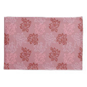 Housse de coussin à motif sans couture de rose col (Dos)